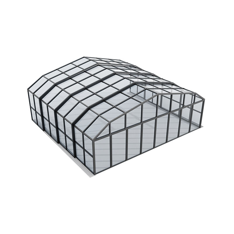 Waterproof Retractable Sunroom Patio Cover Polycarbonate Balcony Roof Covering